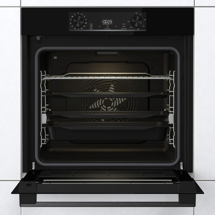 картинка Духовой шкаф Gorenje BPS6737E14BG черный 