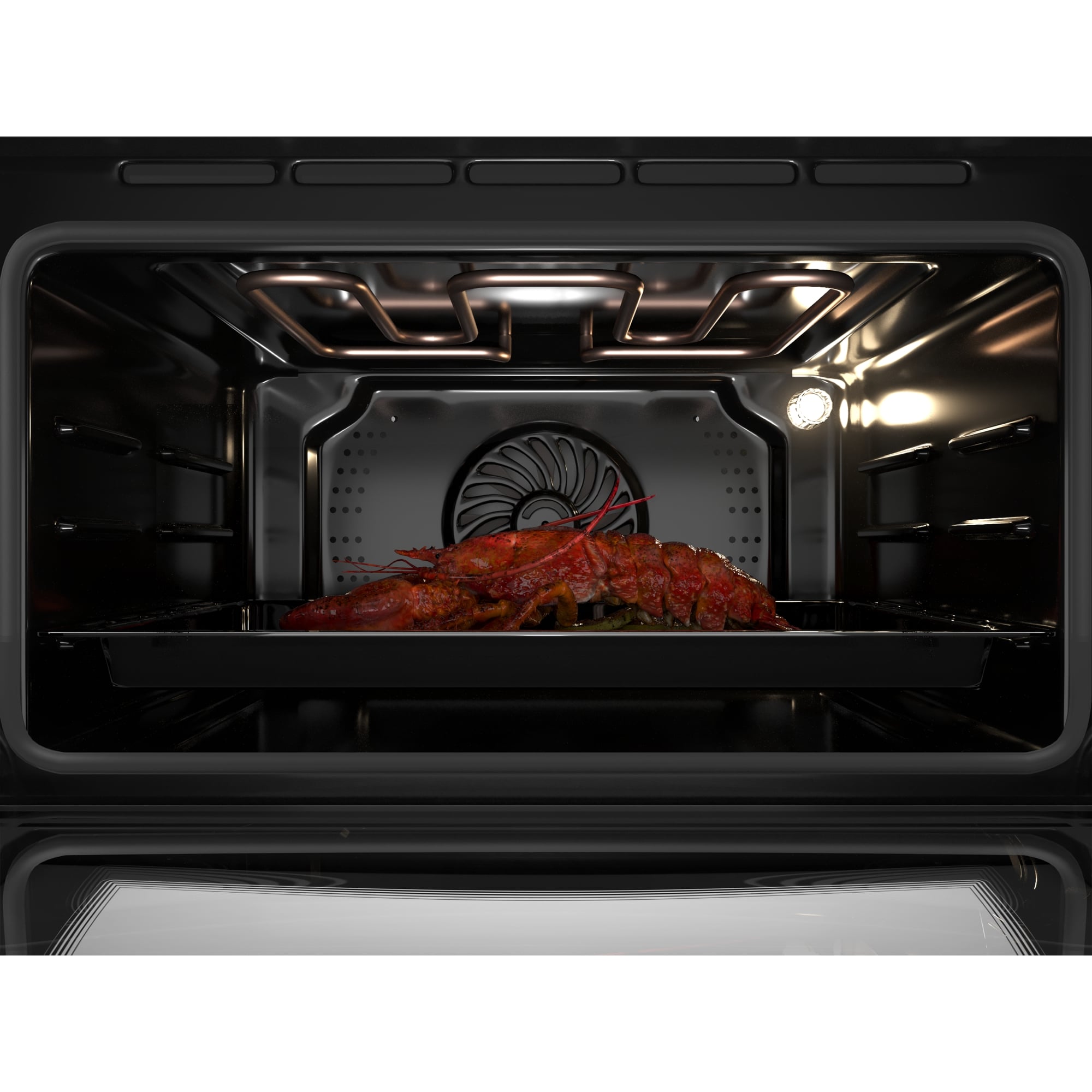 картинка Электрический духовой шкаф с функцией пароварки Hiberg S-VMF 5515 B SMART 