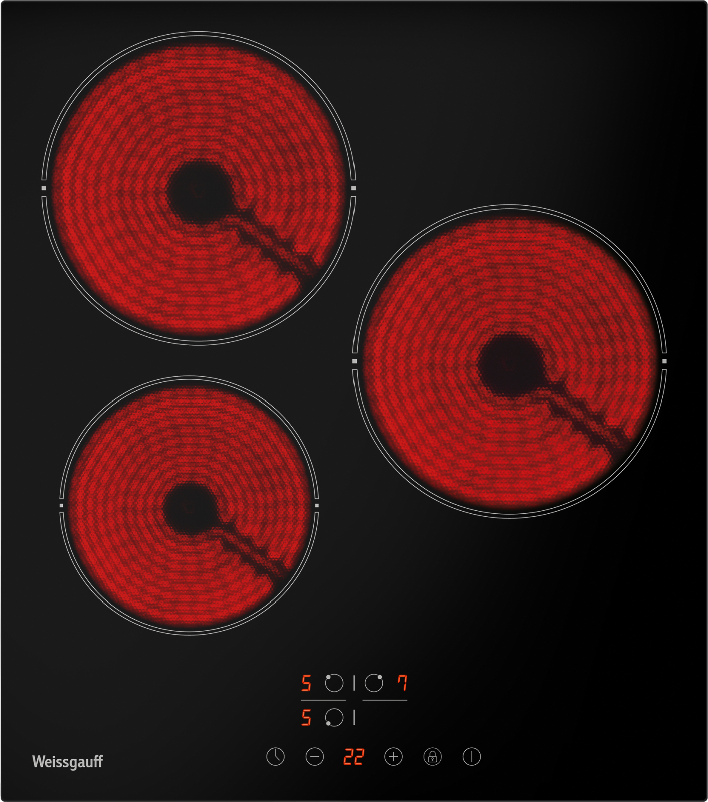 картинка Электрическая варочная панель Weissgauff HV 430 B 