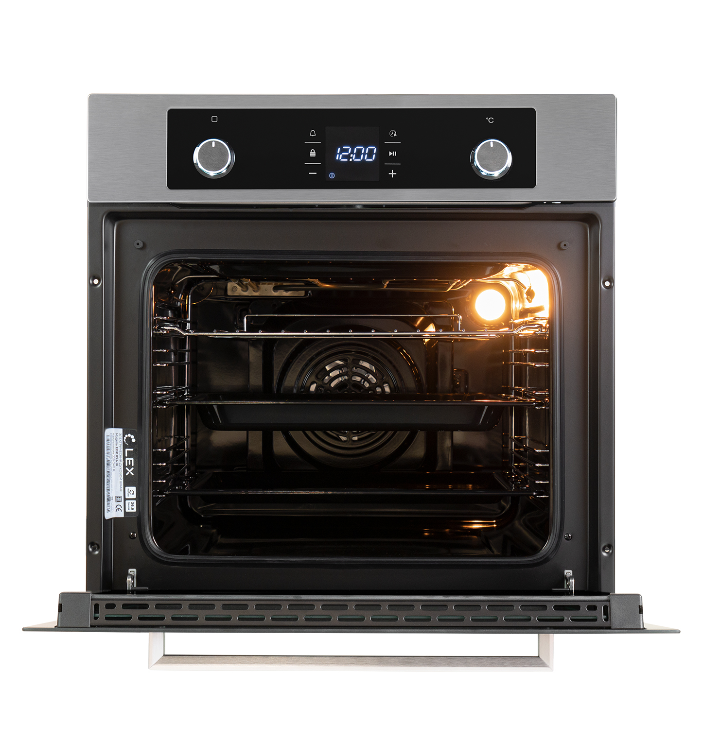 картинка |Discount| Электрический духовой шкаф Lex EDP 094 IX черный 