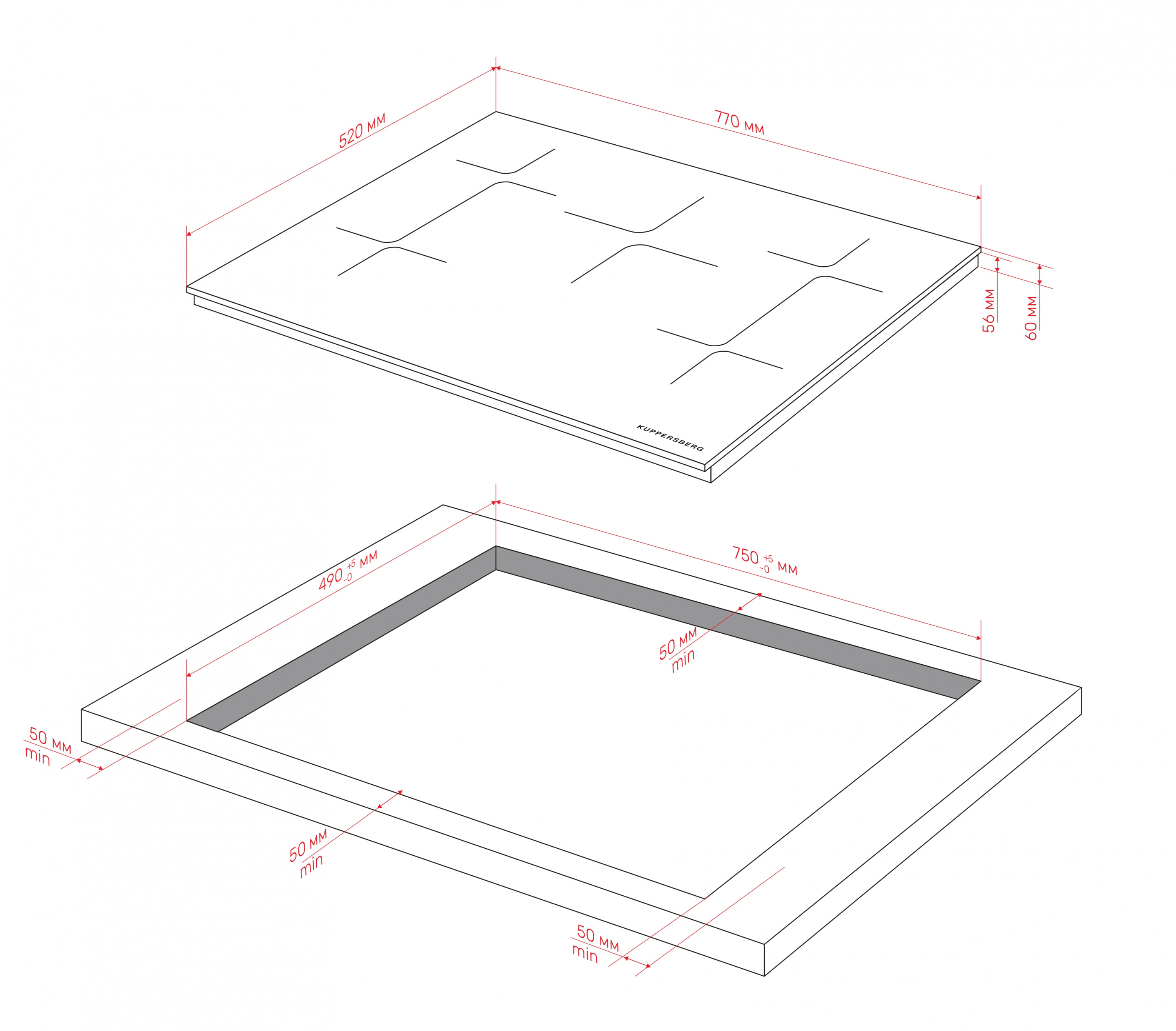 картинка Индукционная варочная панель Kuppersberg ICI 818 