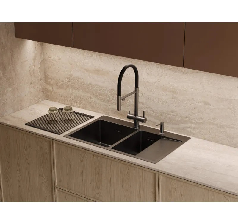 картинка Дозатор для мыла Omoikiri OM-02 под металл 