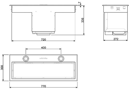 картинка Кухонная вытяжка Smeg KSEG78PXE 