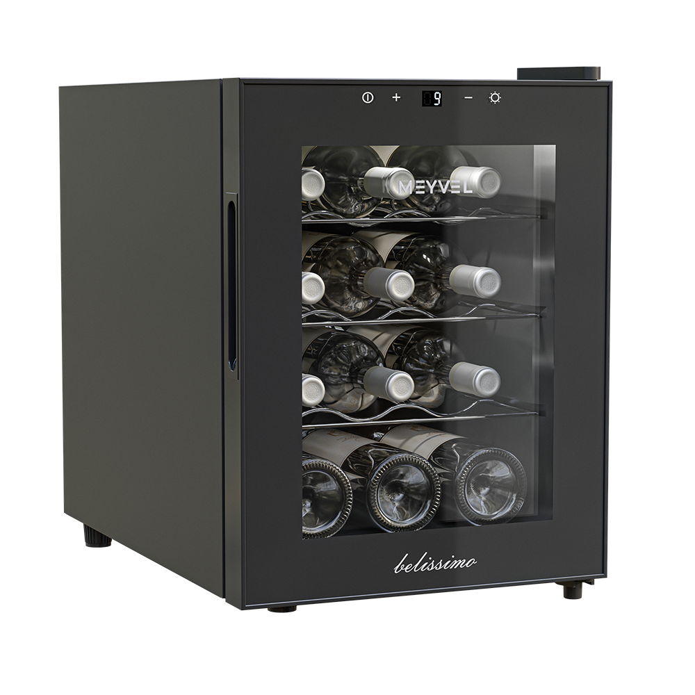 картинка Отдельностоящий винный шкаф Meyvel MV12-TBF1 черный 