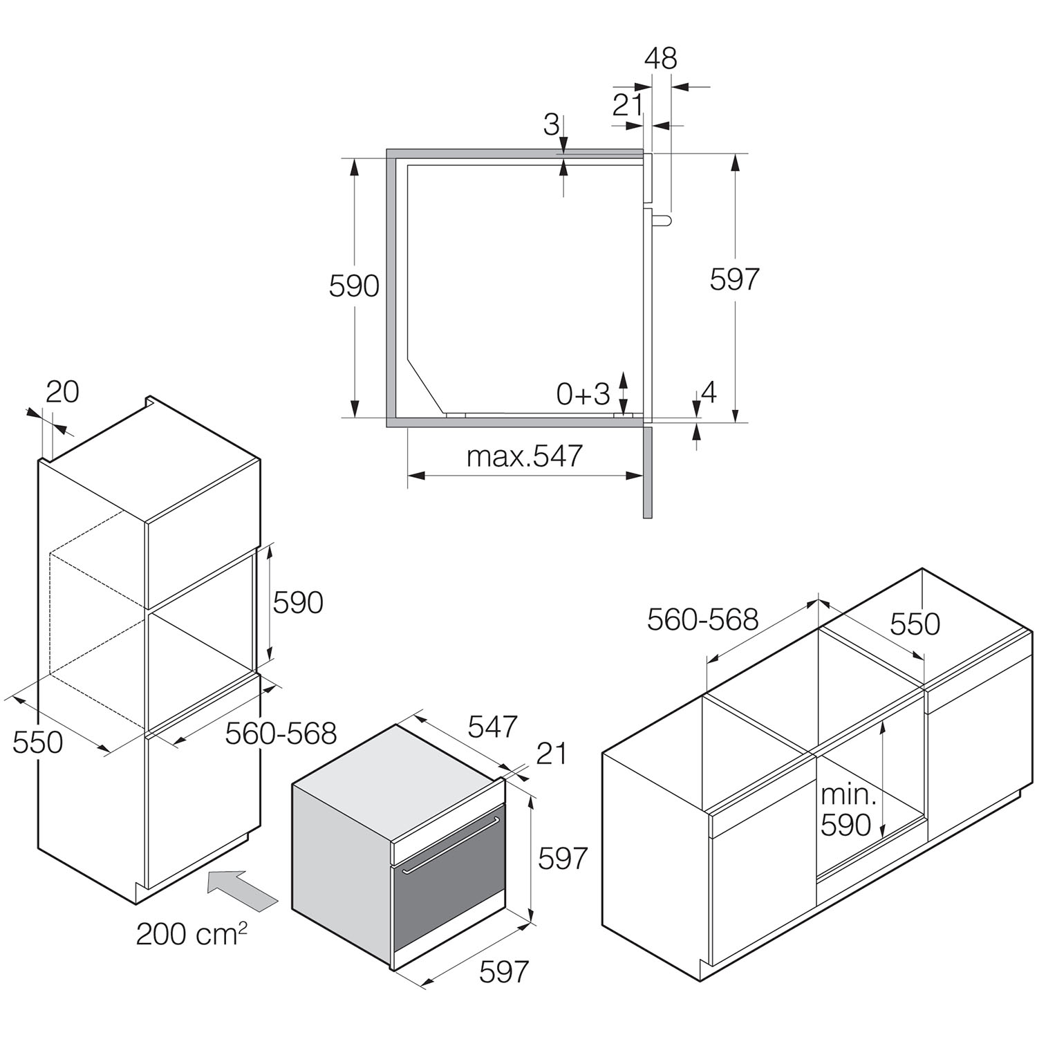 картинка Электрический духовой шкаф Asko OT8687B 