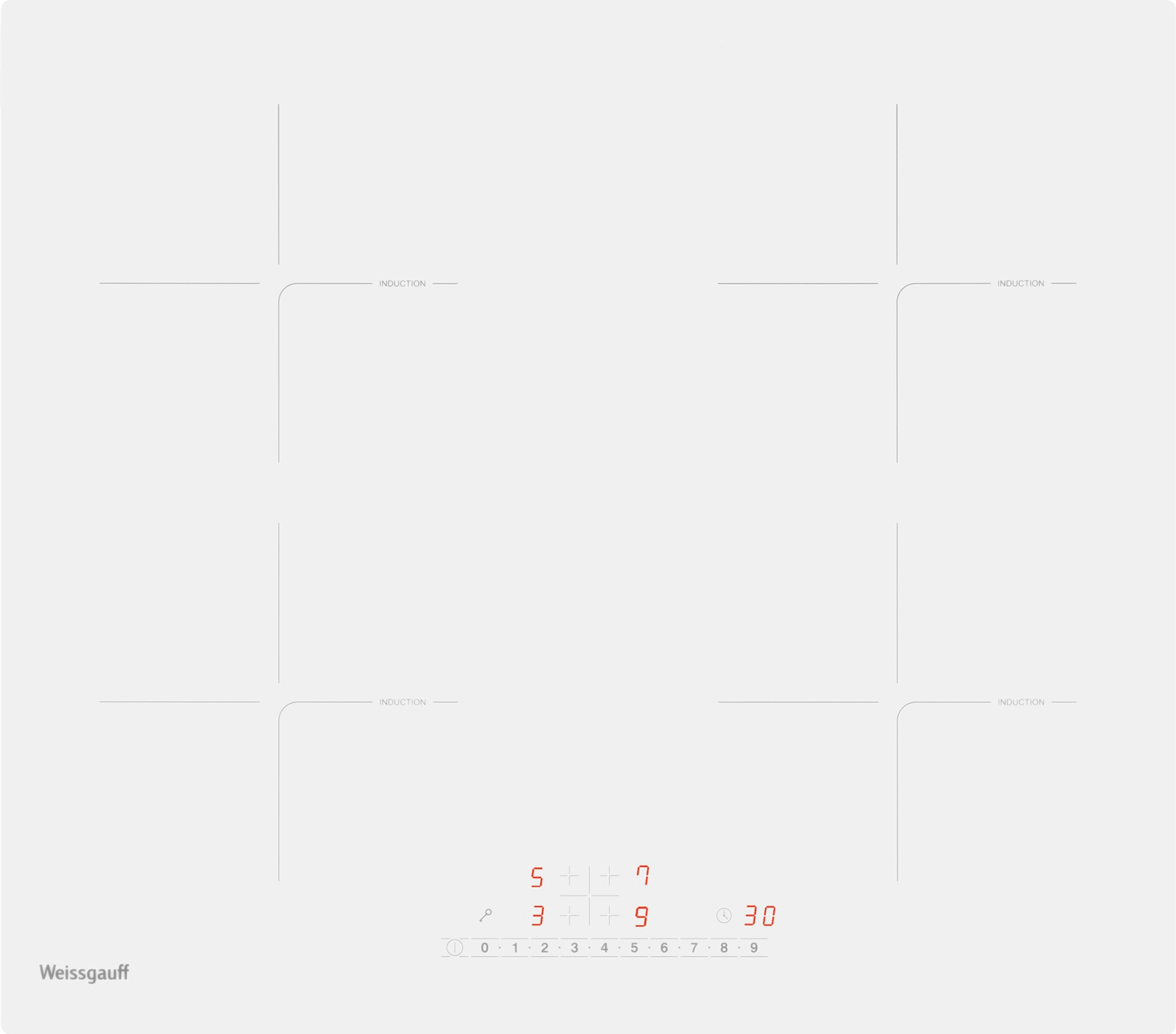 картинка Индукционная варочная панель Weissgauff HI 640 WSC 