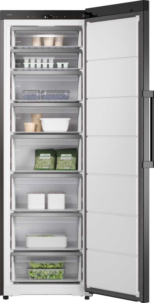 картинка Полувстраиваемая морозильная камера Asko RFF586KNCB1 черная 