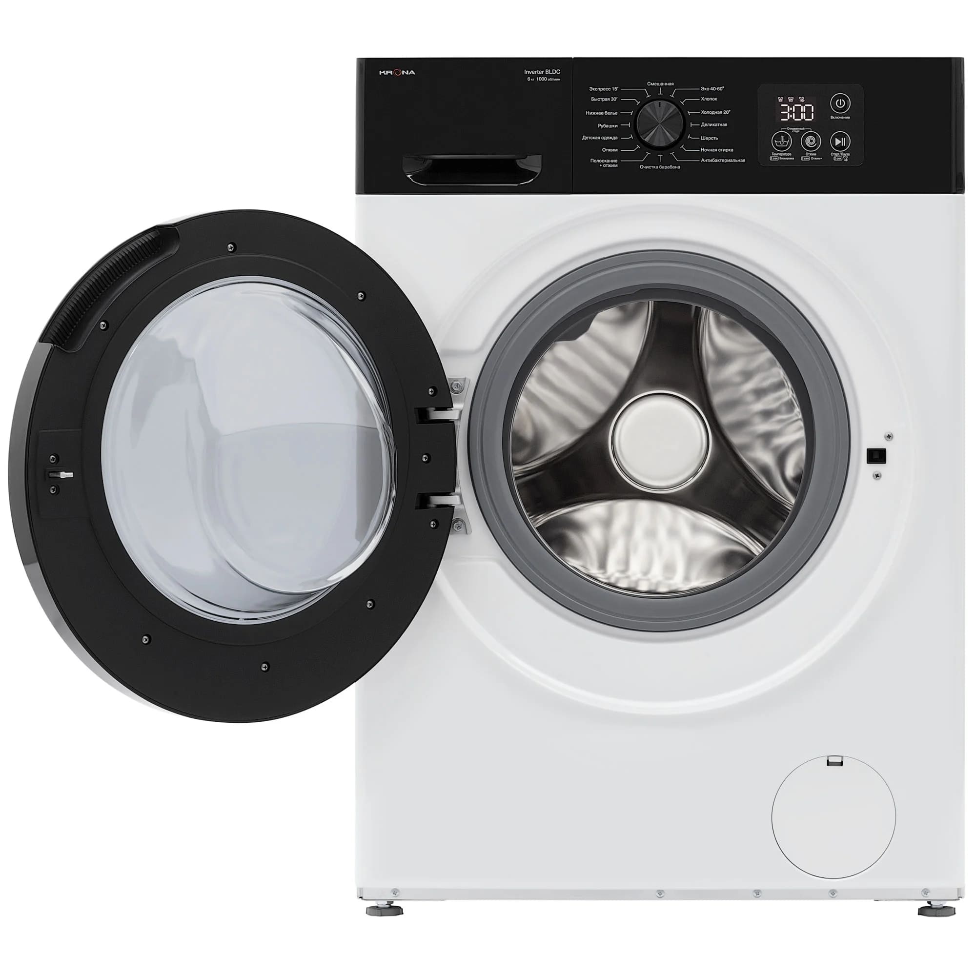 картинка Стиральная машина Krona RHENE WHITE 1000 6K WM 