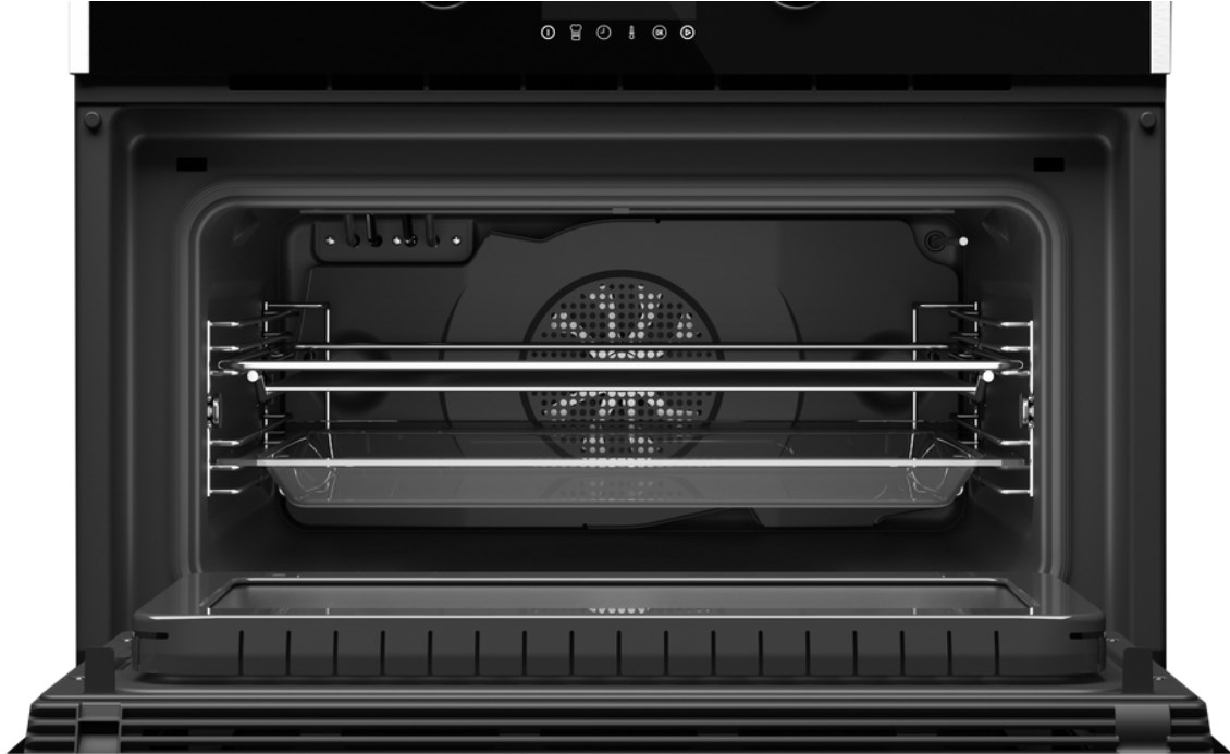 картинка Электрический духовой шкаф с функцией СВЧ Teka HLC 847 C BLACK-SS 