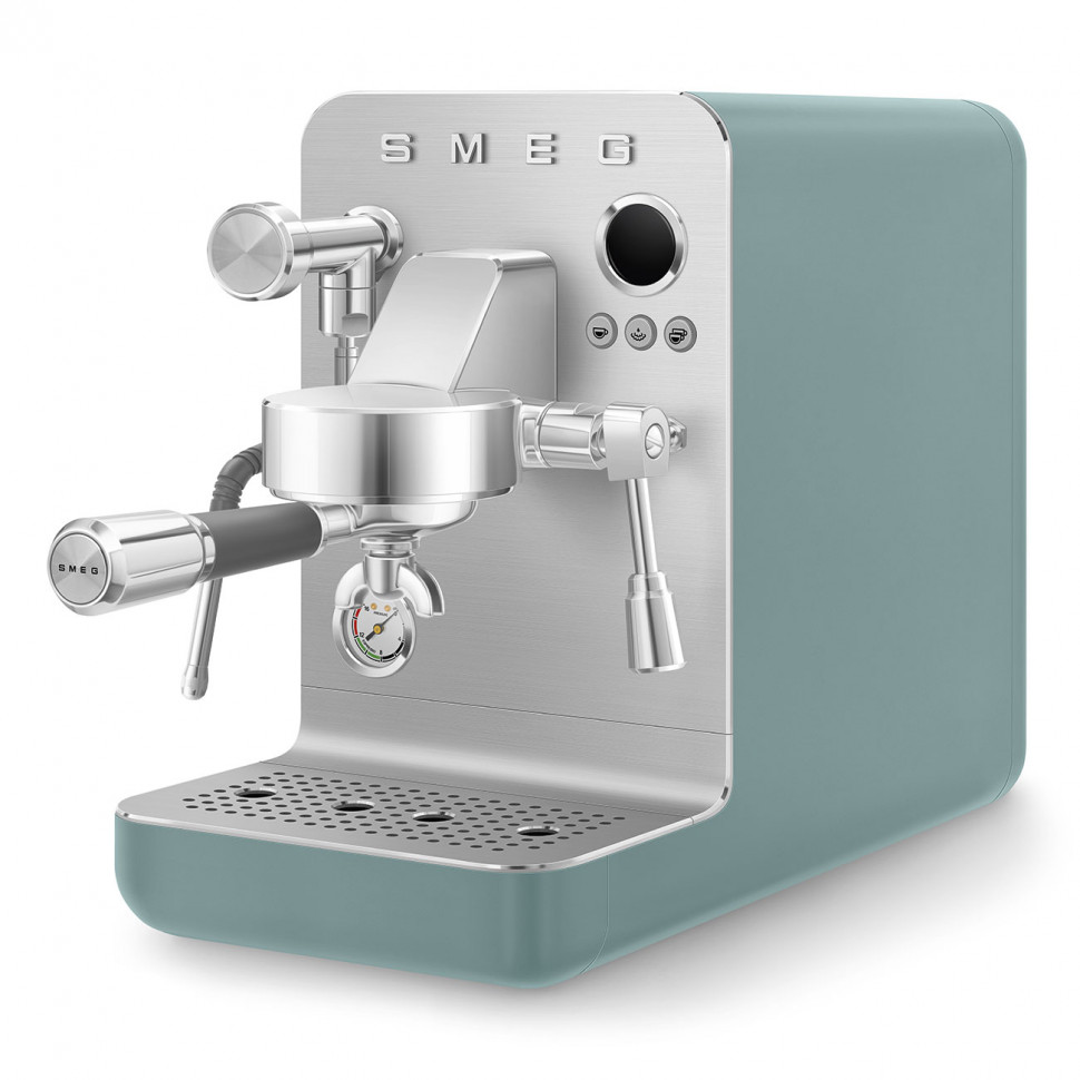картинка Кофемашина Smeg EMC02EGMEU изумрудная матовая 