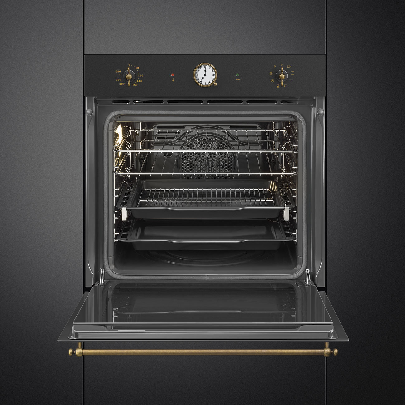картинка Электрический духовой шкаф Smeg SFP805AO 