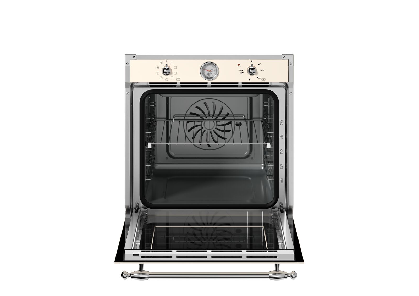 картинка Электрический духовой шкаф с функцией пара Bertazzoni F609HEREKTNE чёрный 