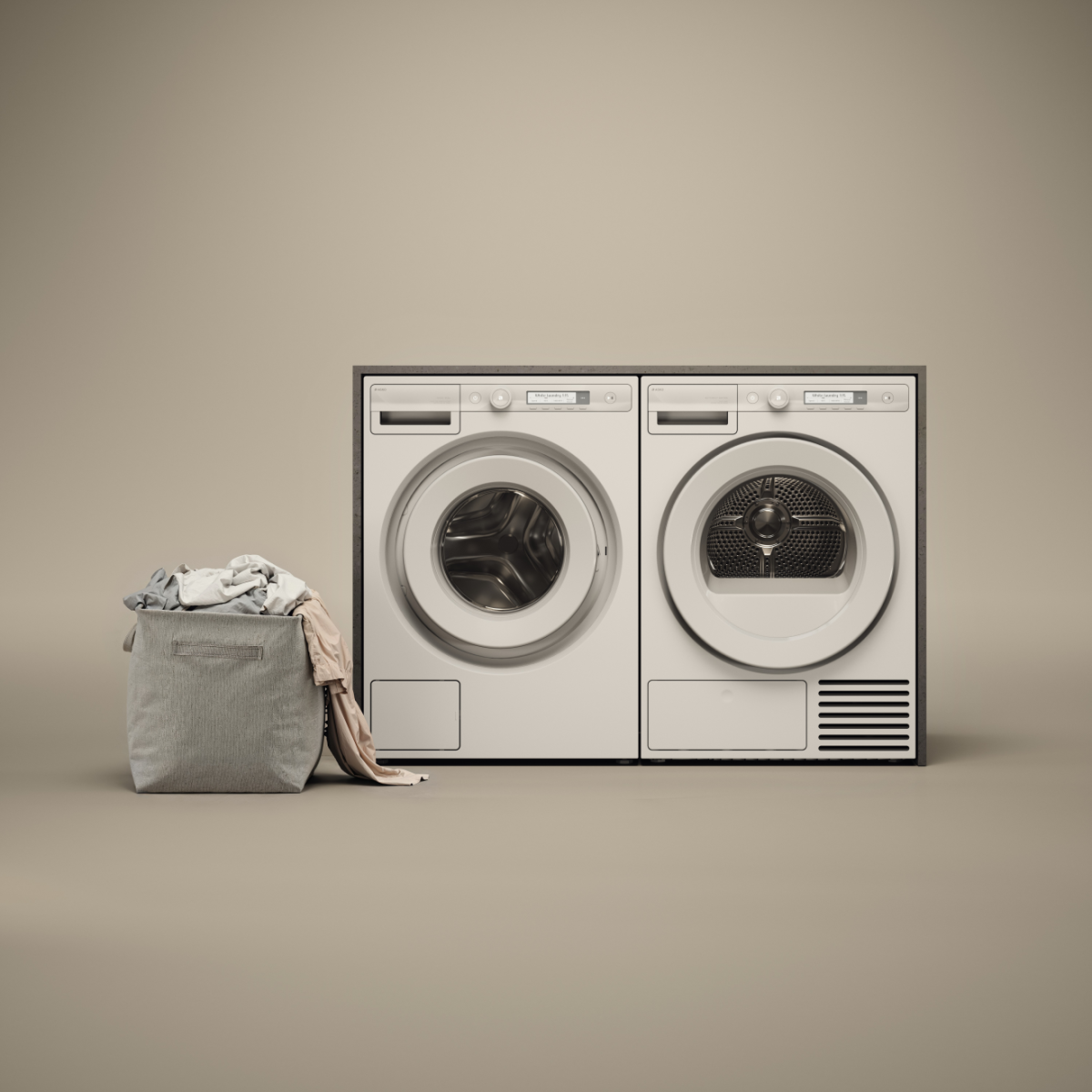 картинка Стиральная машина с паром Asko W1094W белый 