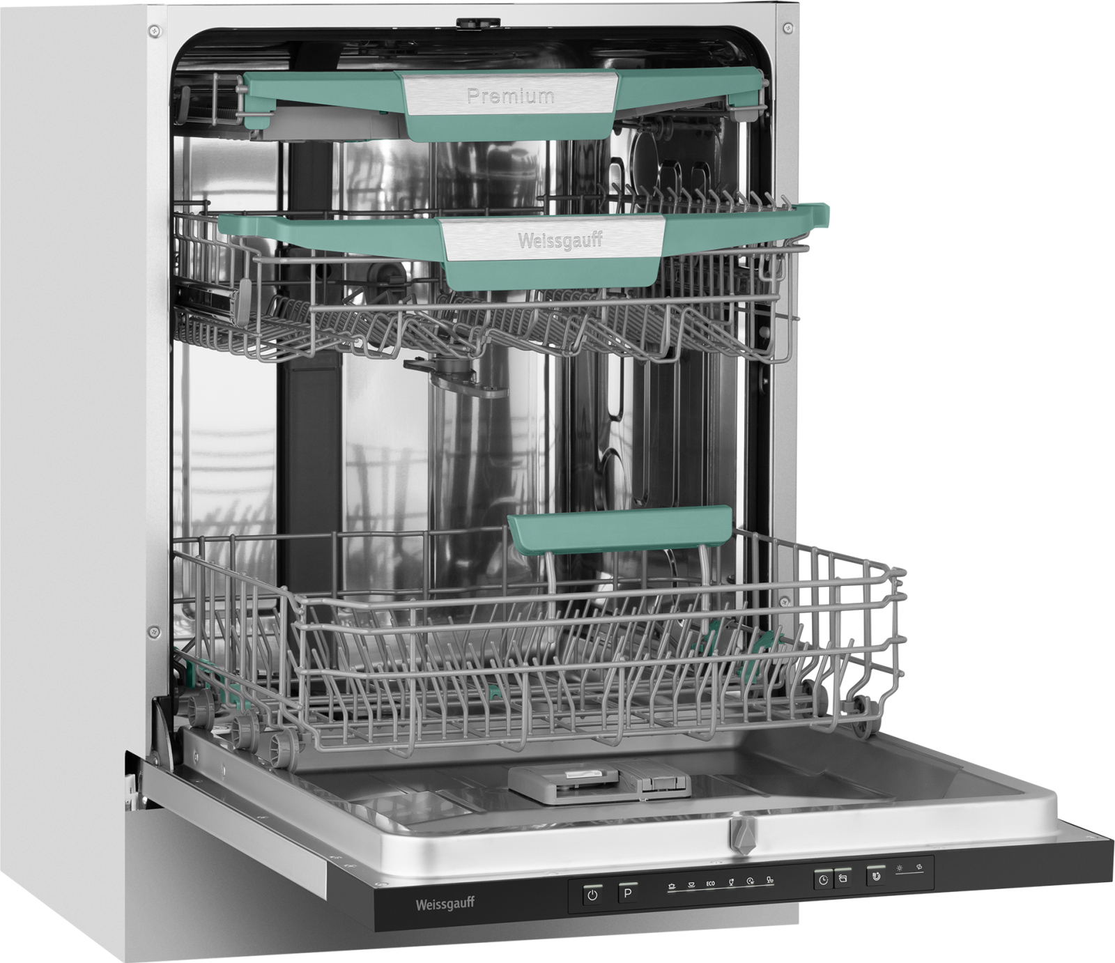 картинка Посудомоечная машина Weissgauff BDW 6136 D Inverter AutoOpen Infolight 