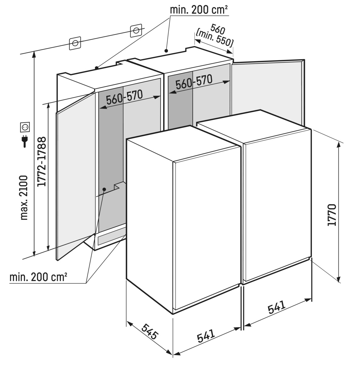 картинка Встраиваемый холодильник Liebherr IXRFS 5125-22 001 