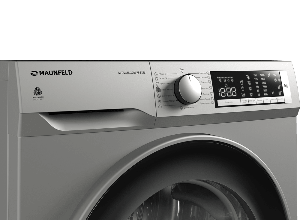 картинка Комплект Maunfeld MFDM158SL300 HP SLIM+WM-SKV04S+MFWM128SL300 ST INVERTER SLIM 