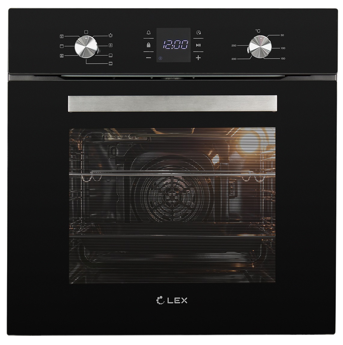 картинка Духовой шкаф Lex EDM 071 BL черный 