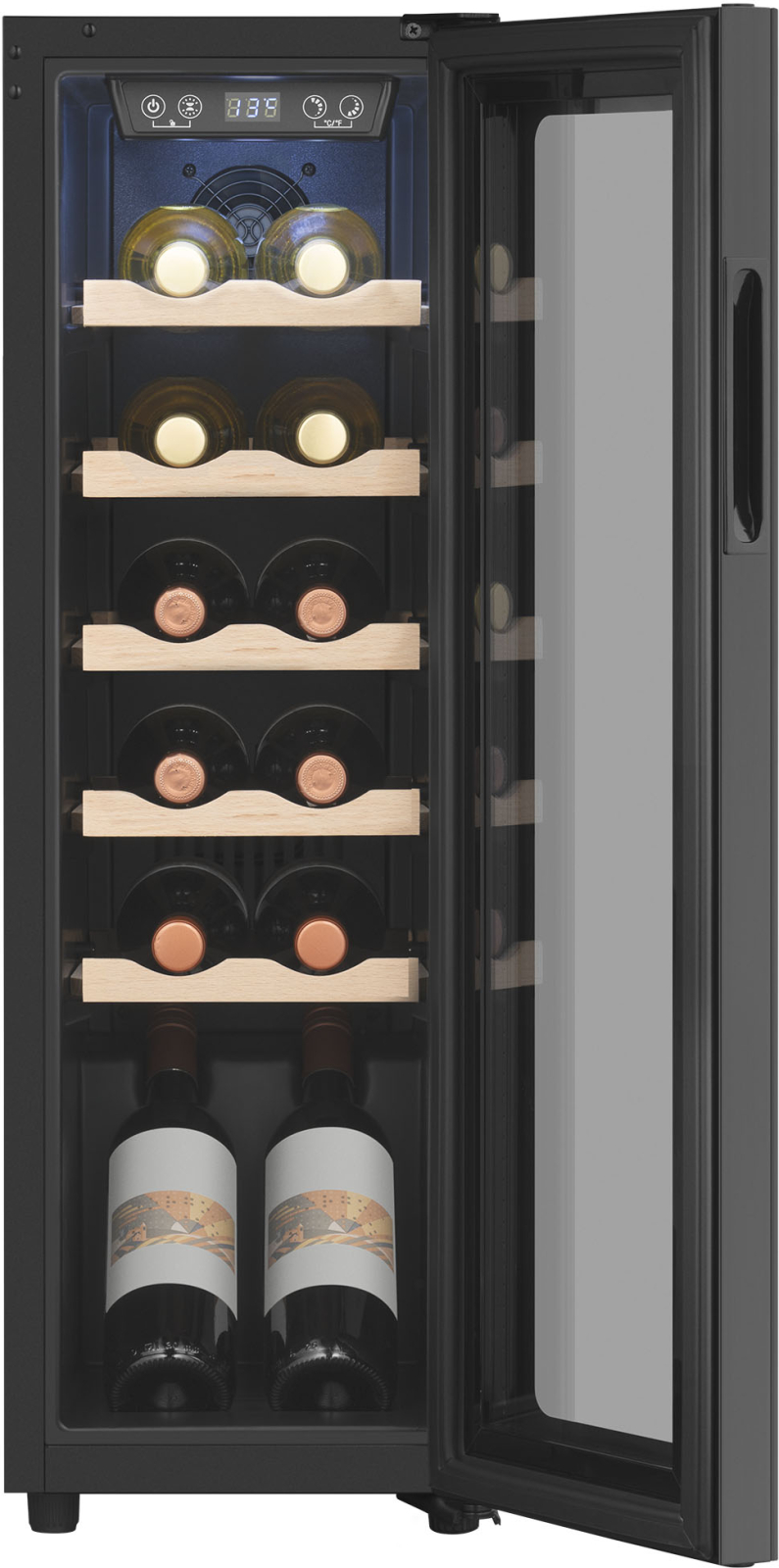 картинка Полувстраиваемый винный шкаф Weissgauff WWC-12 Compressor 
