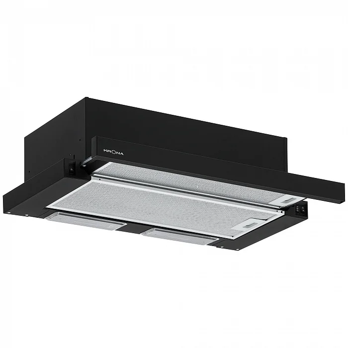 картинка Кухонная вытяжка Krona VENDY 600 BLACK (1 МОТОР) 