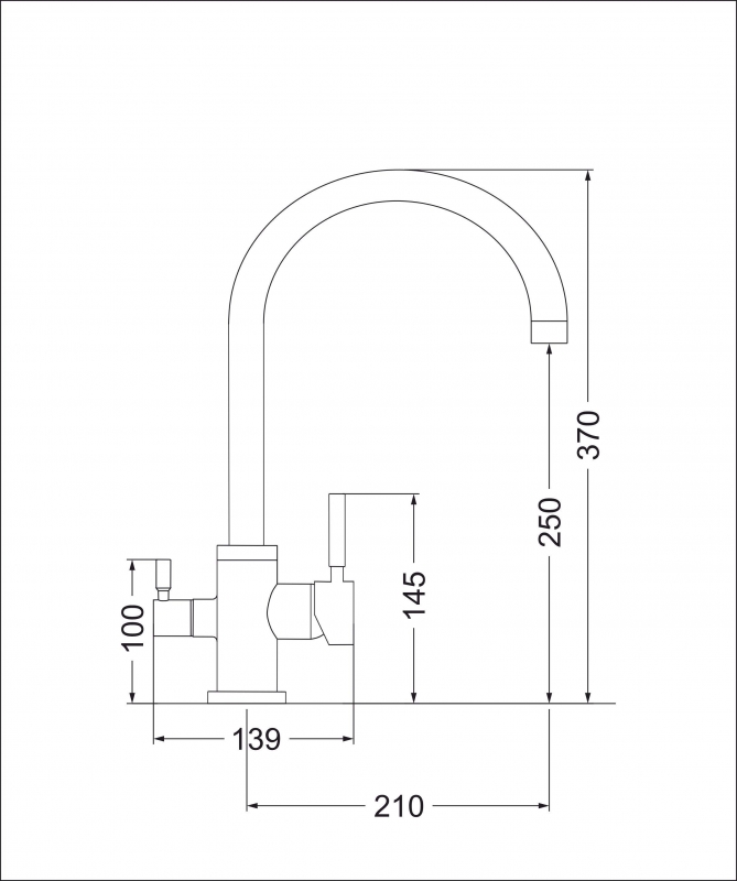 картинка Смеситель Emar ECB - 3007 PVD 