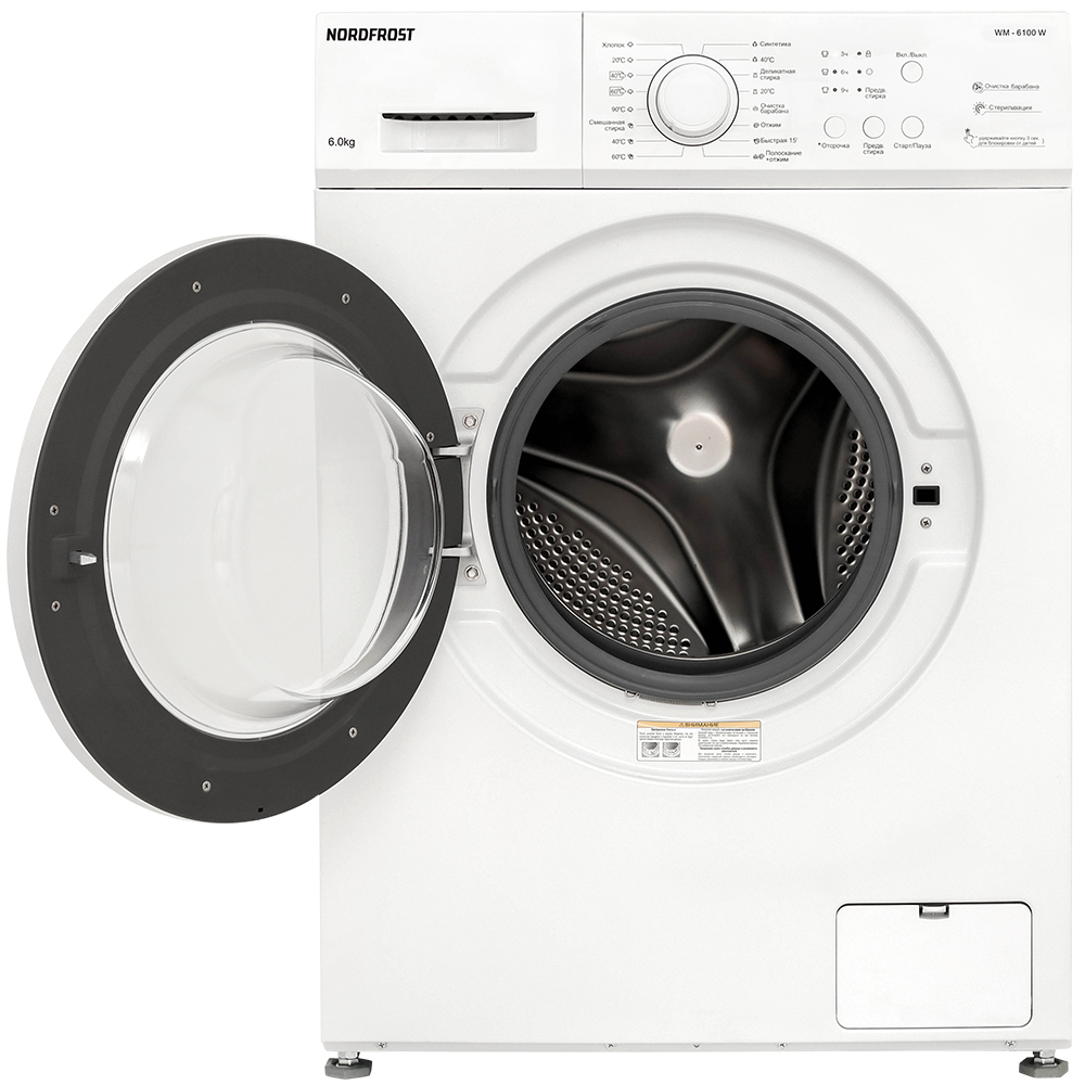 картинка Стиральная машина Nordfrost WM 6100 W 