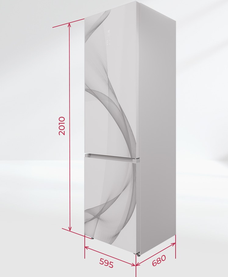 картинка Отдельностоящий холодильник Lex LKB201WGIDMax Wind 