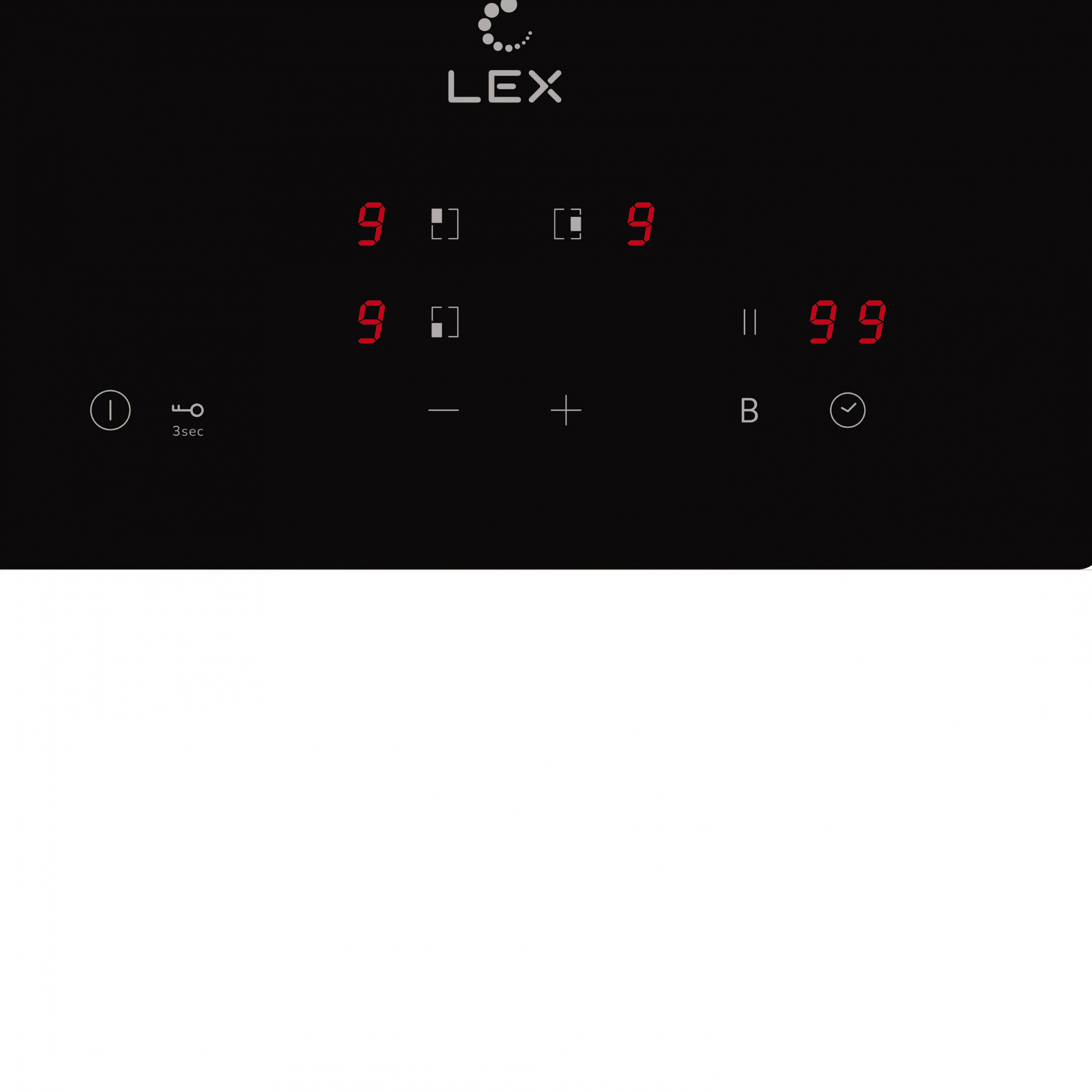 картинка Индукционная варочная панель Lex EVI 430A BL 