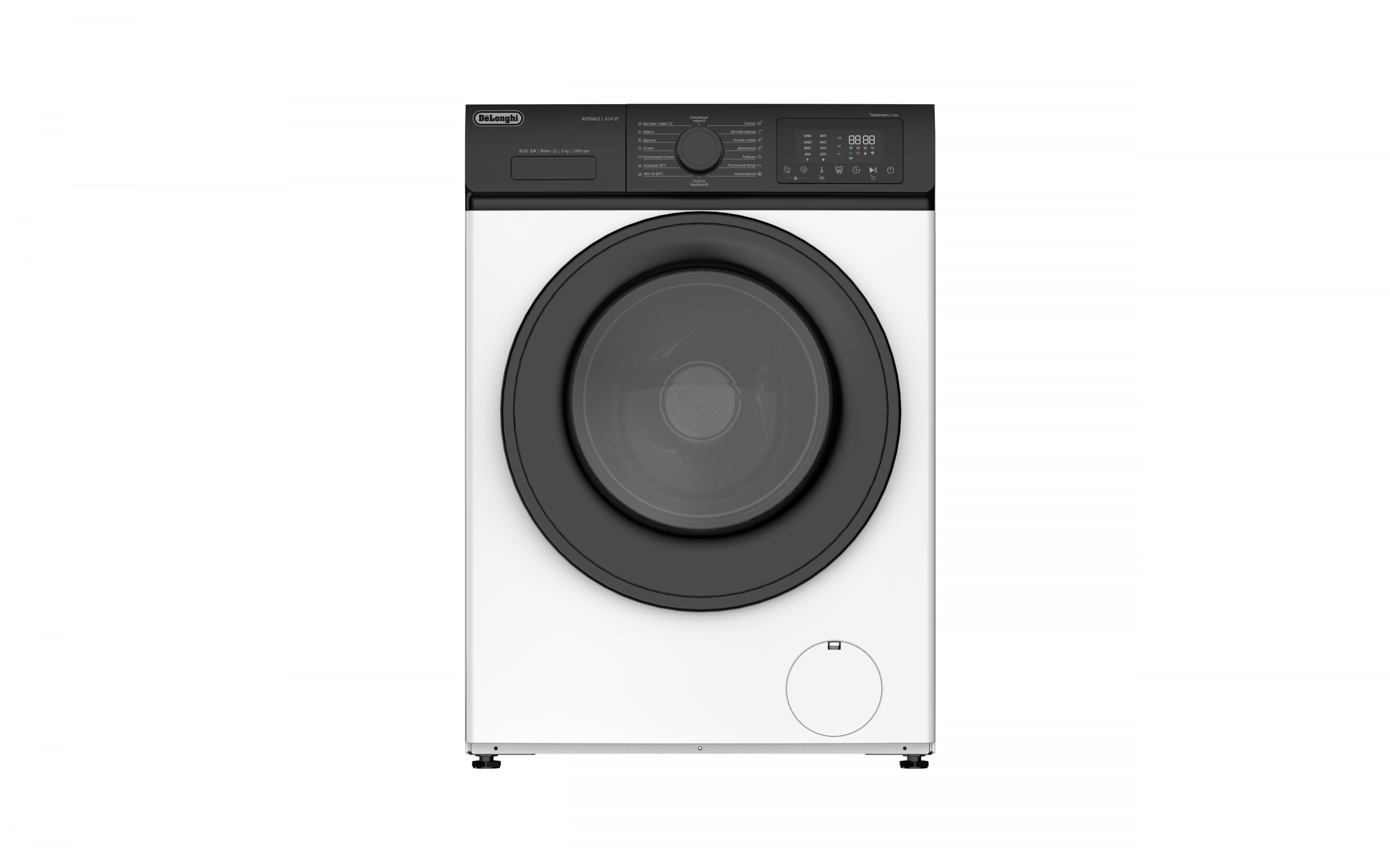картинка Стиральная машина  с паром Delonghi AVENALE L 614 VI 