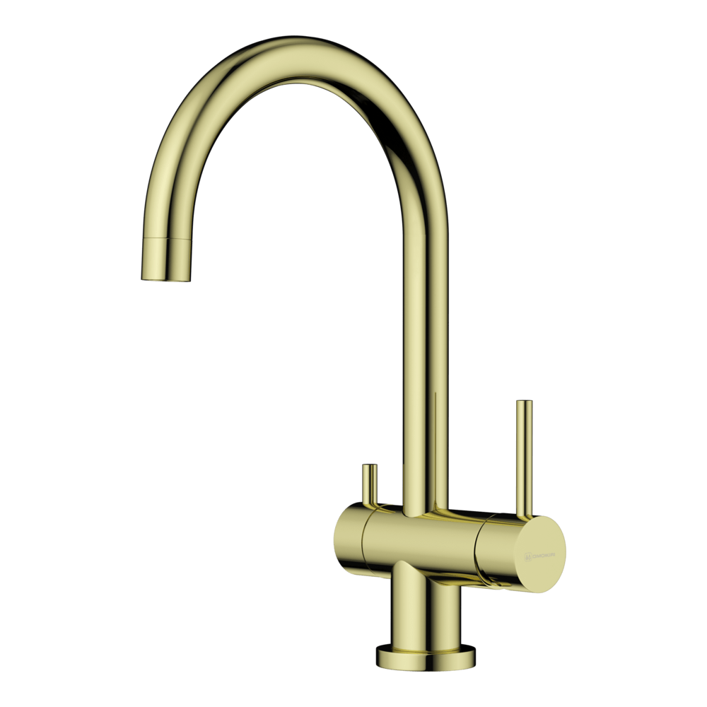 картинка Смеситель Omoikiri YAMADA светлое золото 