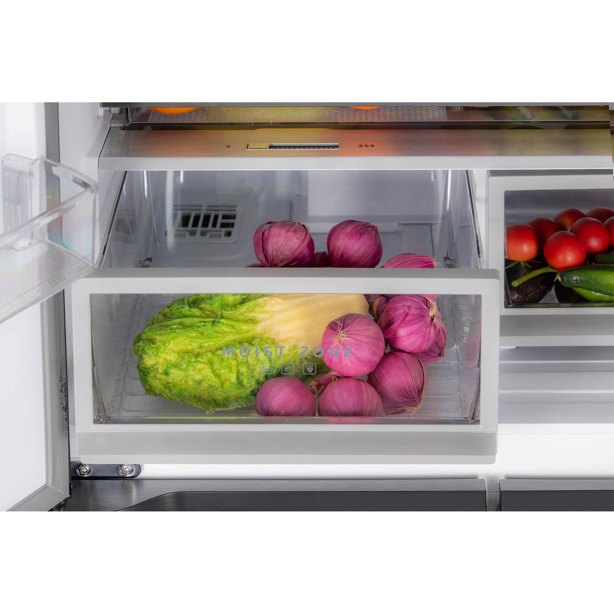 картинка Полувстраиваемый холодильник Hiberg RFQ-600DX NFGW inverter белый 