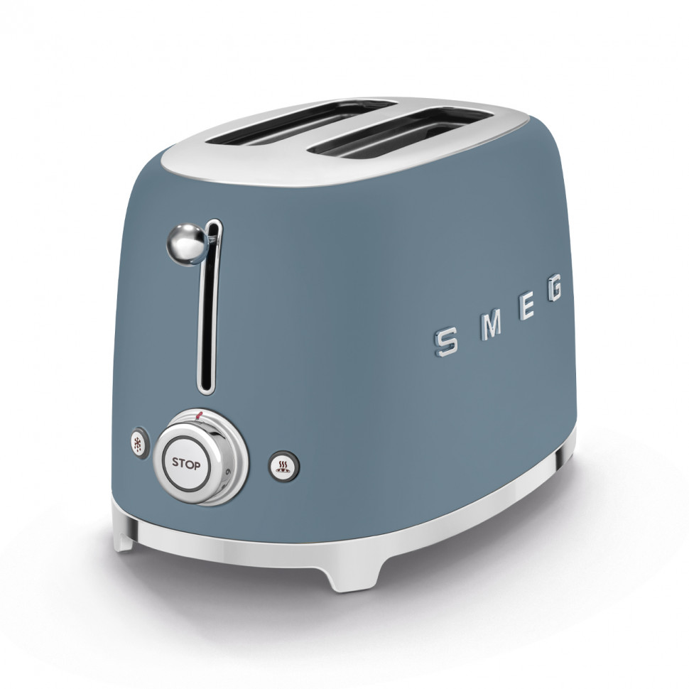 картинка Тостер Smeg TSF01SBMEU синий шторм матовый 