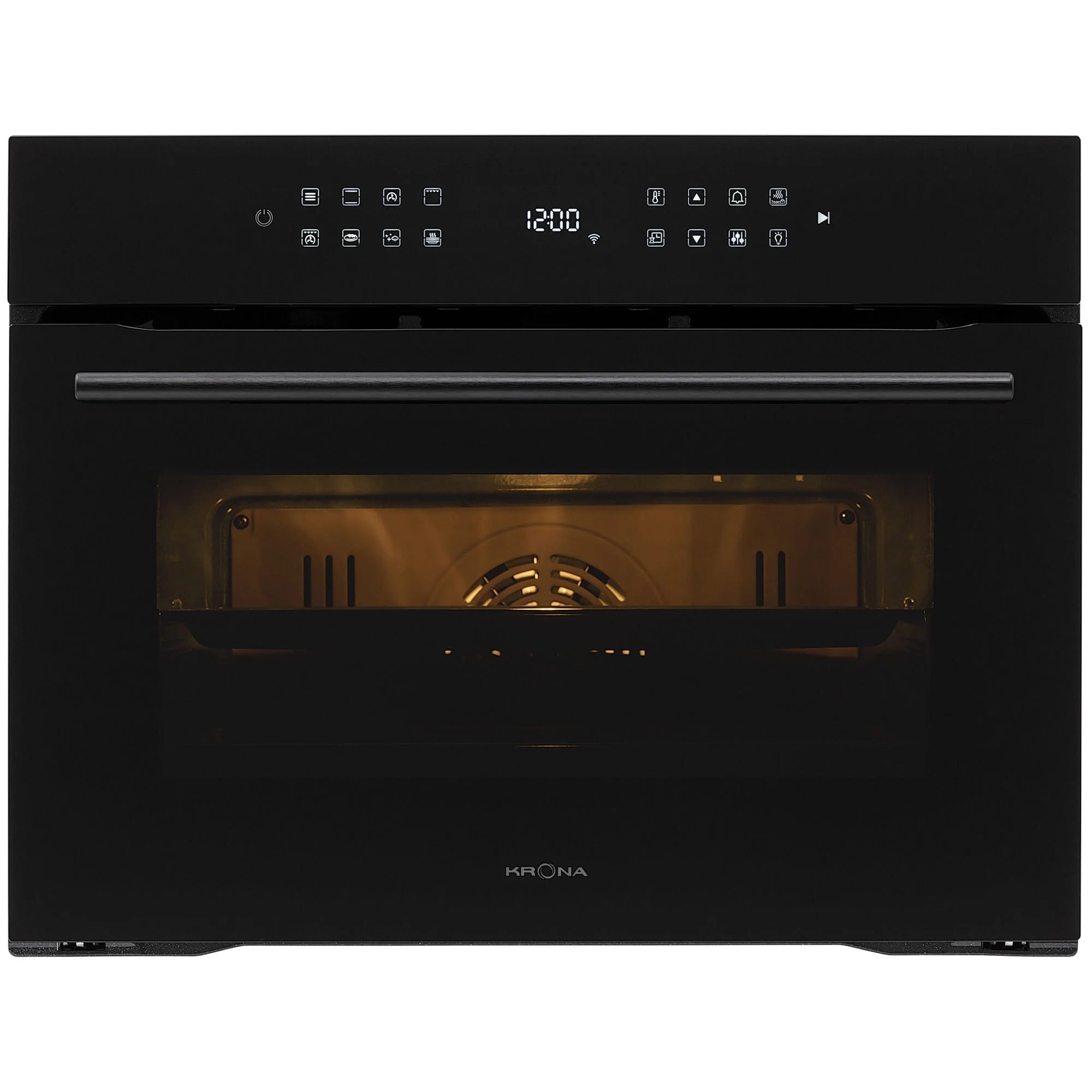 картинка Электрический духовой шкаф Krona ONYX 45H BL/BL черный 