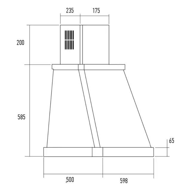 картинка Кухонная вытяжка Kuppersberg T 669 BOR BRONZE 