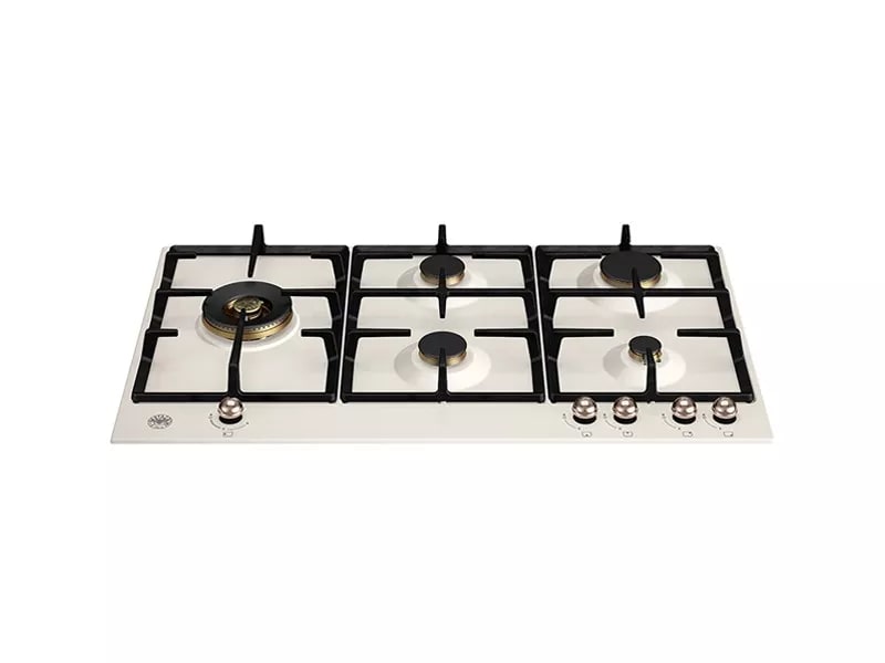 картинка Газовая варочная панель Bertazzoni P905LHERAC слоновая кость 