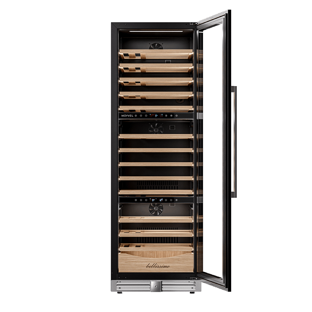 картинка Комбинированный винный шкаф Meyvel MV98-KST3 (Slim) 