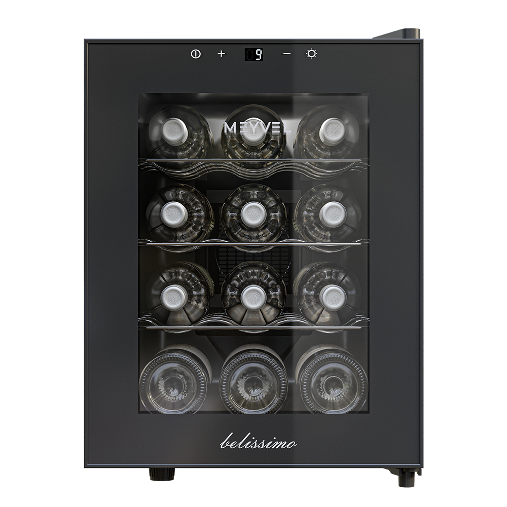 картинка Отдельностоящий винный шкаф Meyvel MV12-TBF1 черный 