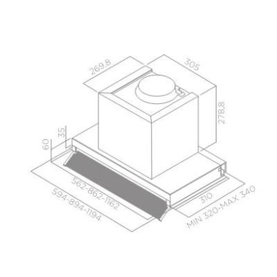 картинка Кухонная вытяжка Elica BOXIN NO DRIP IX/A/90  картинка Кухонная вытяжка Elica BOXIN NO DRIP IX/A/90