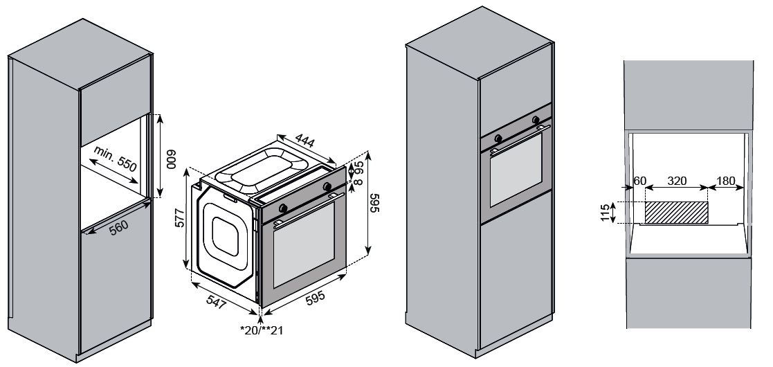 картинка Электрический духовой шкаф Kuppersberg HO 608 BX 