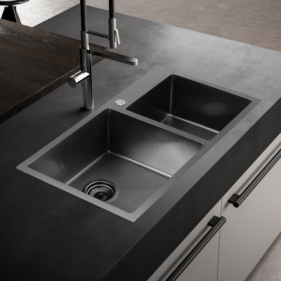 картинка Мойка для кухни Melana S8045HB PROFLINE графит 