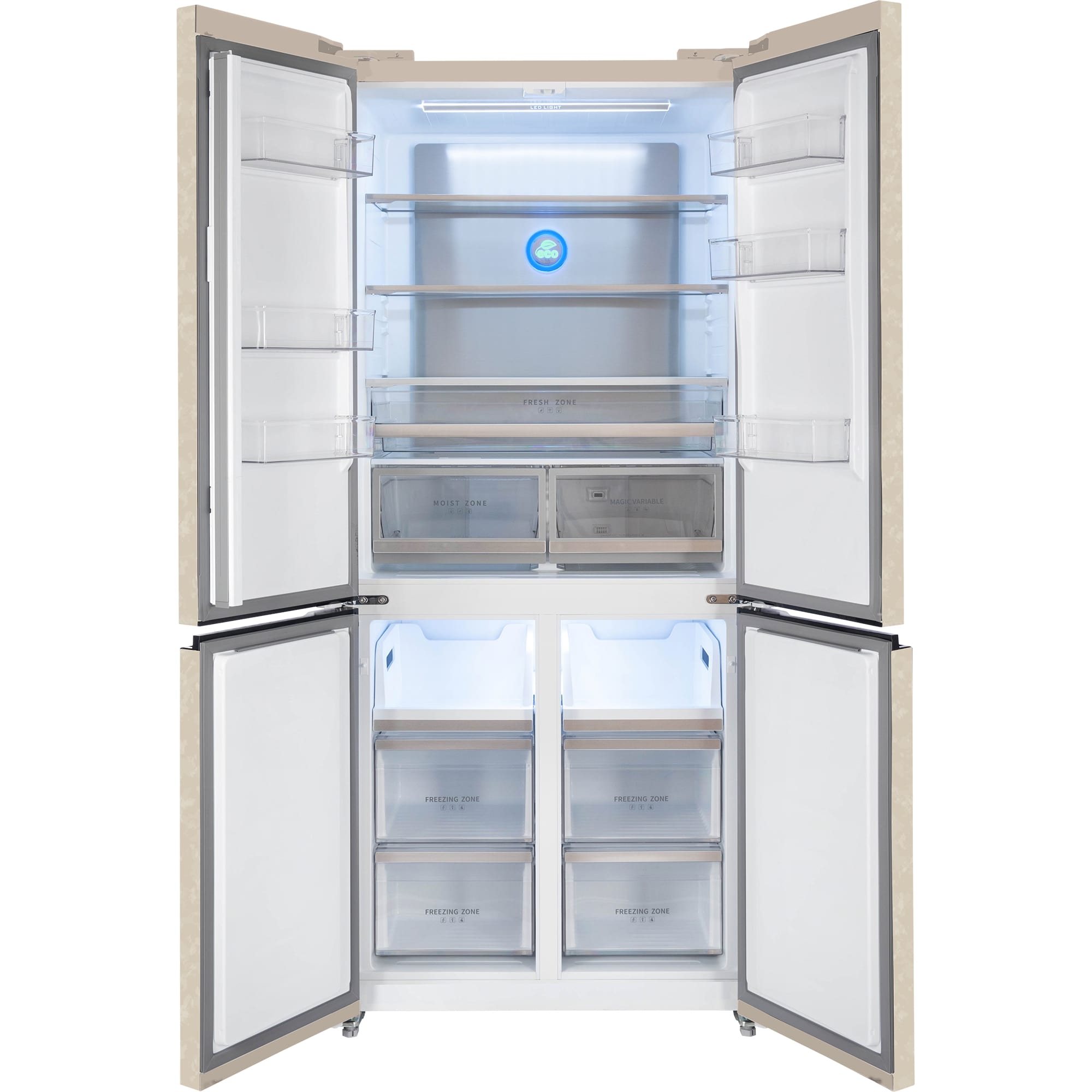 картинка Отдельностоящий холодильник Hiberg RFQ-600DX NFYM INVERTER 