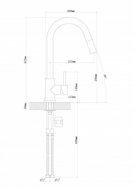 картинка Смеситель Florentina ВИТА  картинка Смеситель Florentina ВИТА
