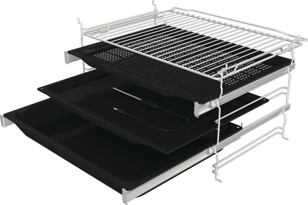 картинка Духовой шкаф с функцией пара Gorenje BSA6747A04BG черный 