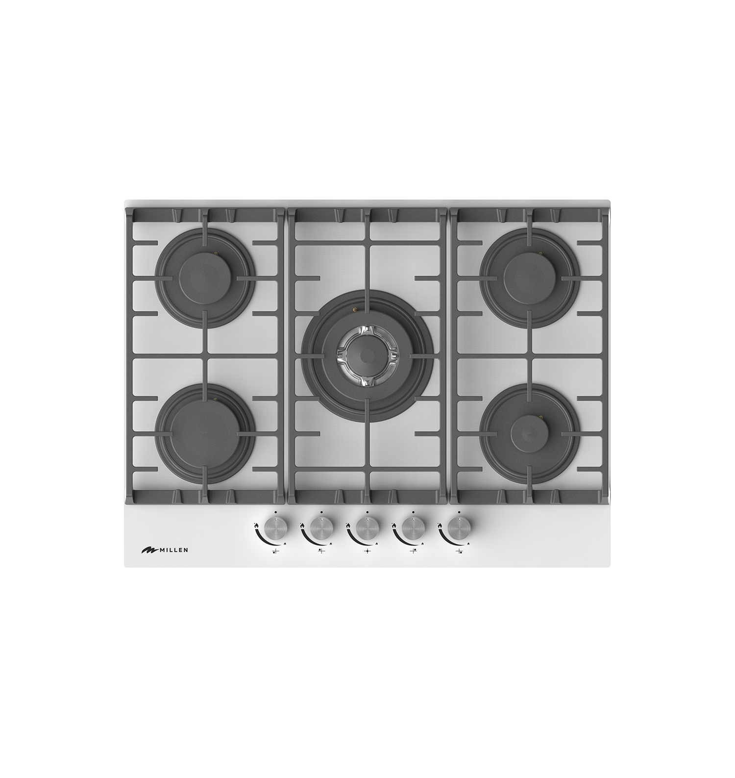 картинка Газовая варочная панель MILLEN MGHG 701 WH 