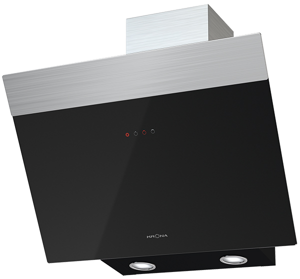картинка Кухонная вытяжка Krona KRISTEN 900 BLACK/INOX S 