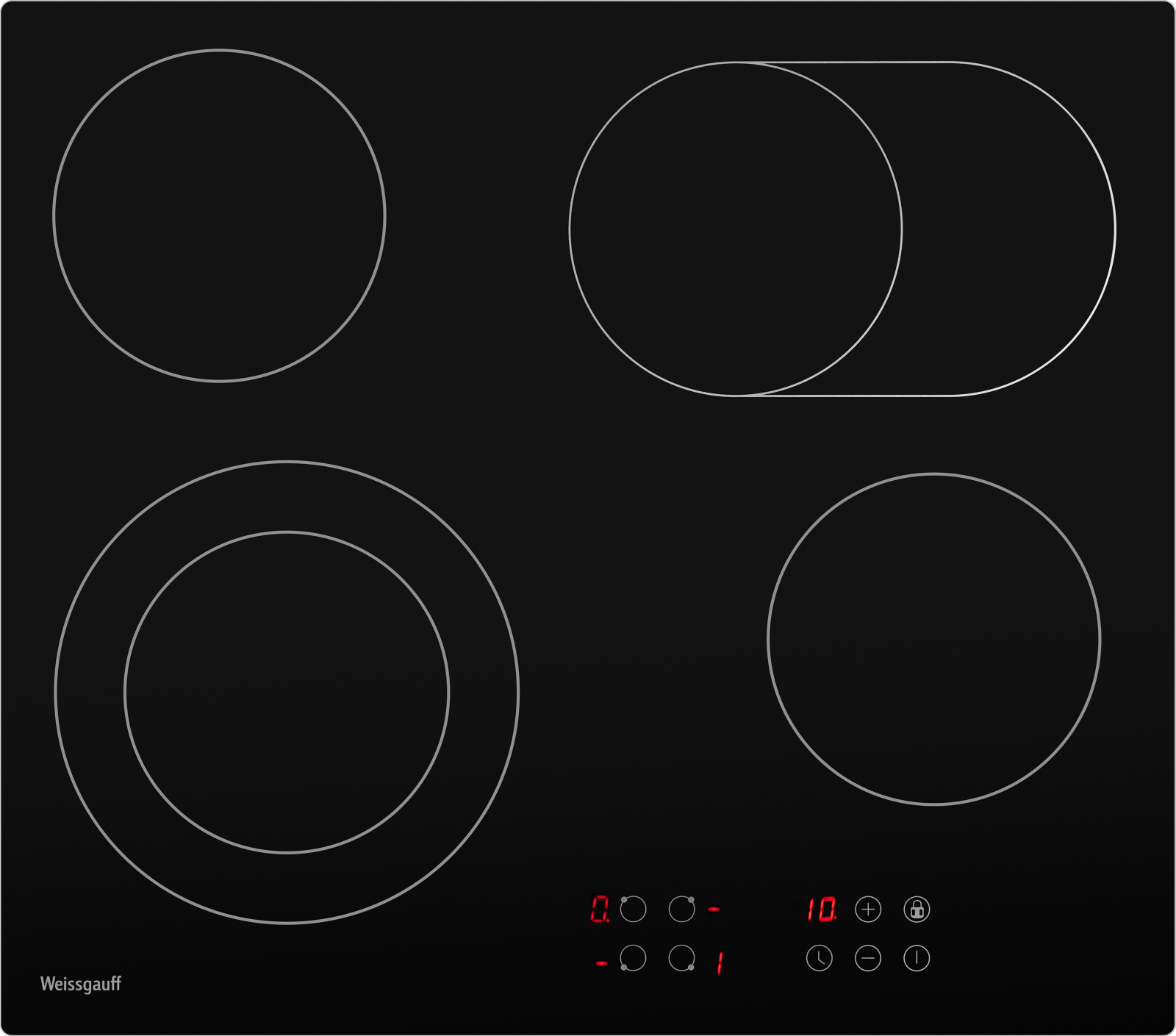 картинка Электрическая варочная панель Weissgauff HV 642 BA 