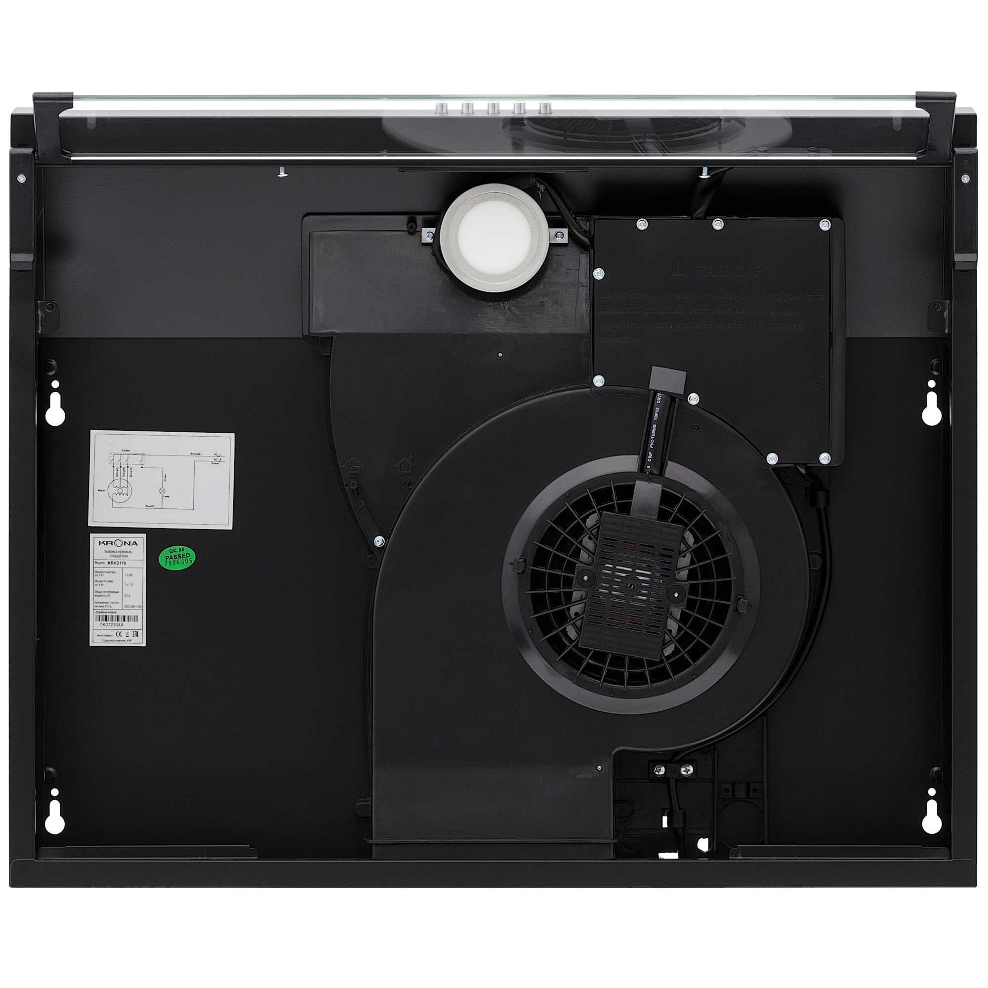 картинка Кухонная вытяжка Krona OSTEN 600 BLACK PB 