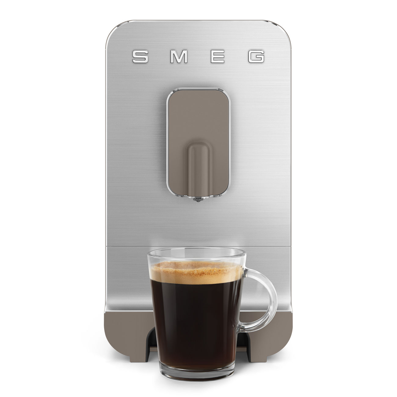 картинка Кофемашина Smeg BCC01TPMEU серо-коричневый (Taupe) 