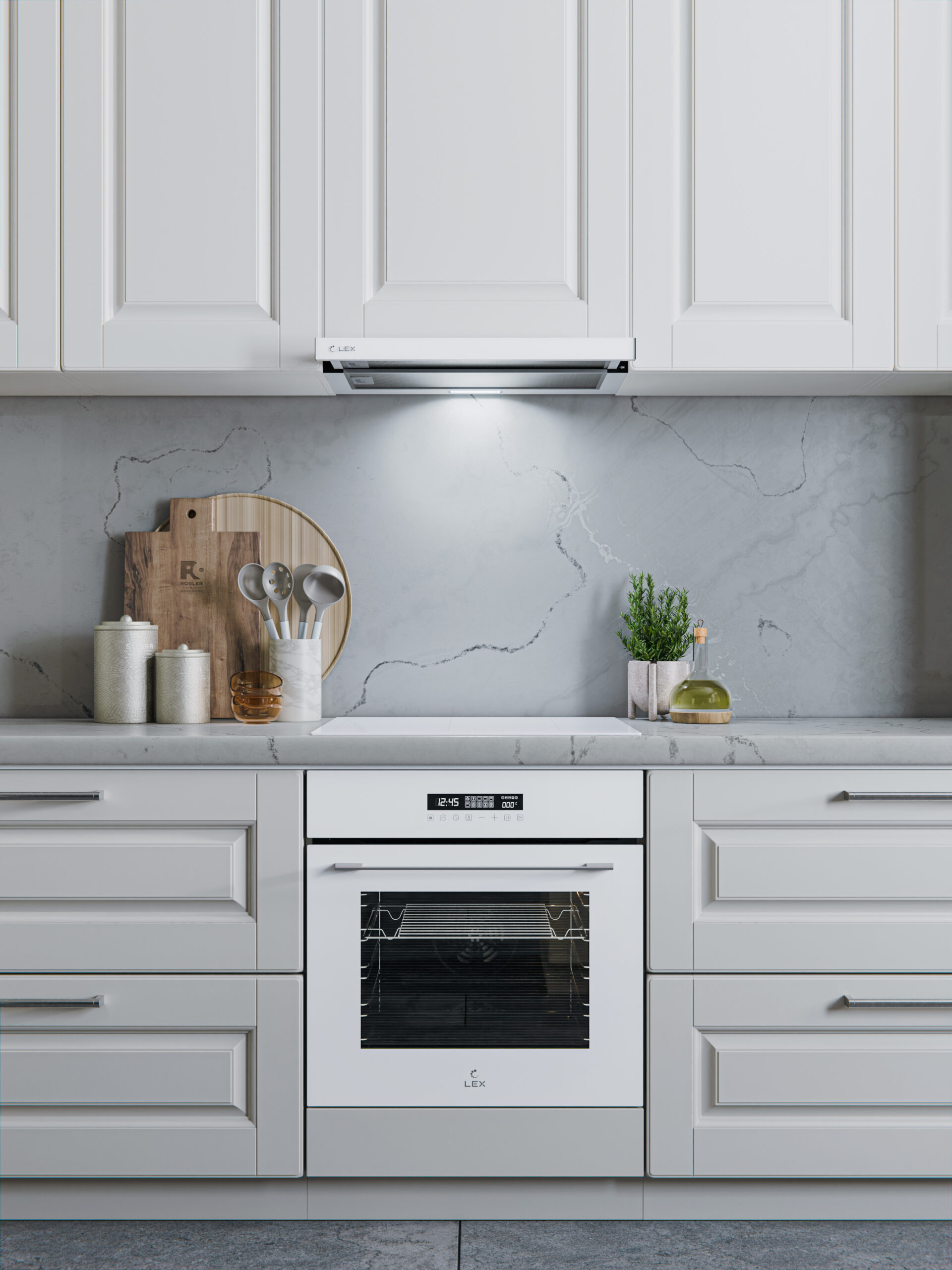 картинка Электрический духовой шкаф Lex EDS 100 WH 