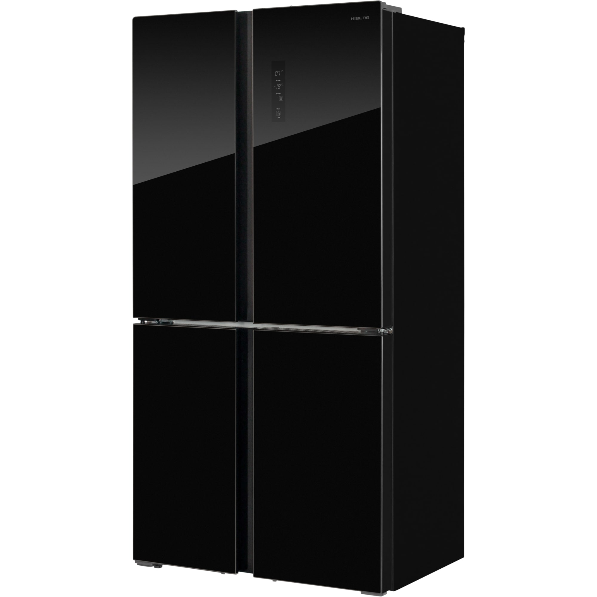 картинка Отдельностоящий холодильник Hiberg RFQ-555DX NFGB inverter 