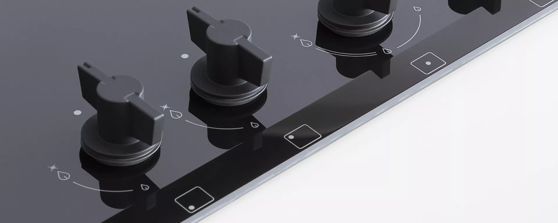 картинка Газ на стекле варочная панель Bertazzoni P905CPROGNE 